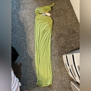 Oh Polly One Shoulder Maxi Dress